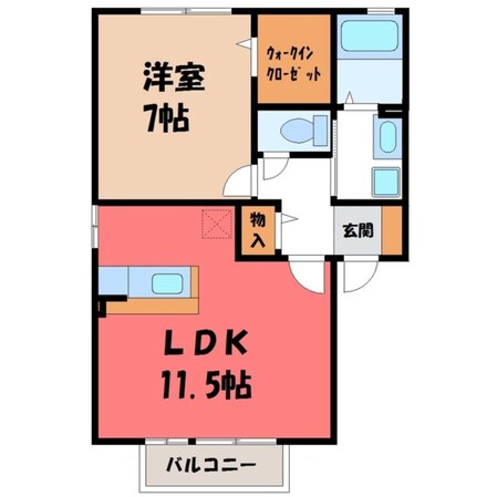 コンフォールの物件間取画像